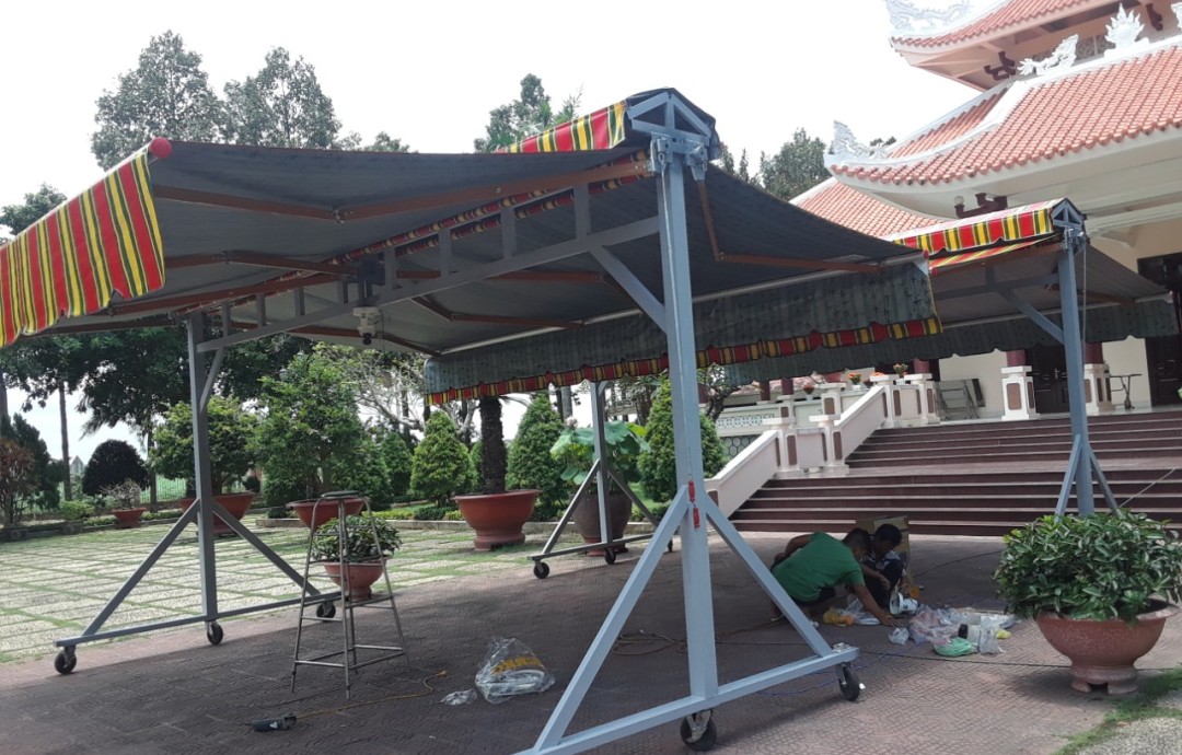 THI CÔNG MÁI HIÊN DI ĐỘNG ĐỒNG NAI - ĐÀI LIỆT SỸ